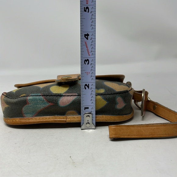 DOONEY & BOURKE COLORFUL HEARTS WRISTLET WITH HEART CHARM Made in USA - Picture 7 of 14